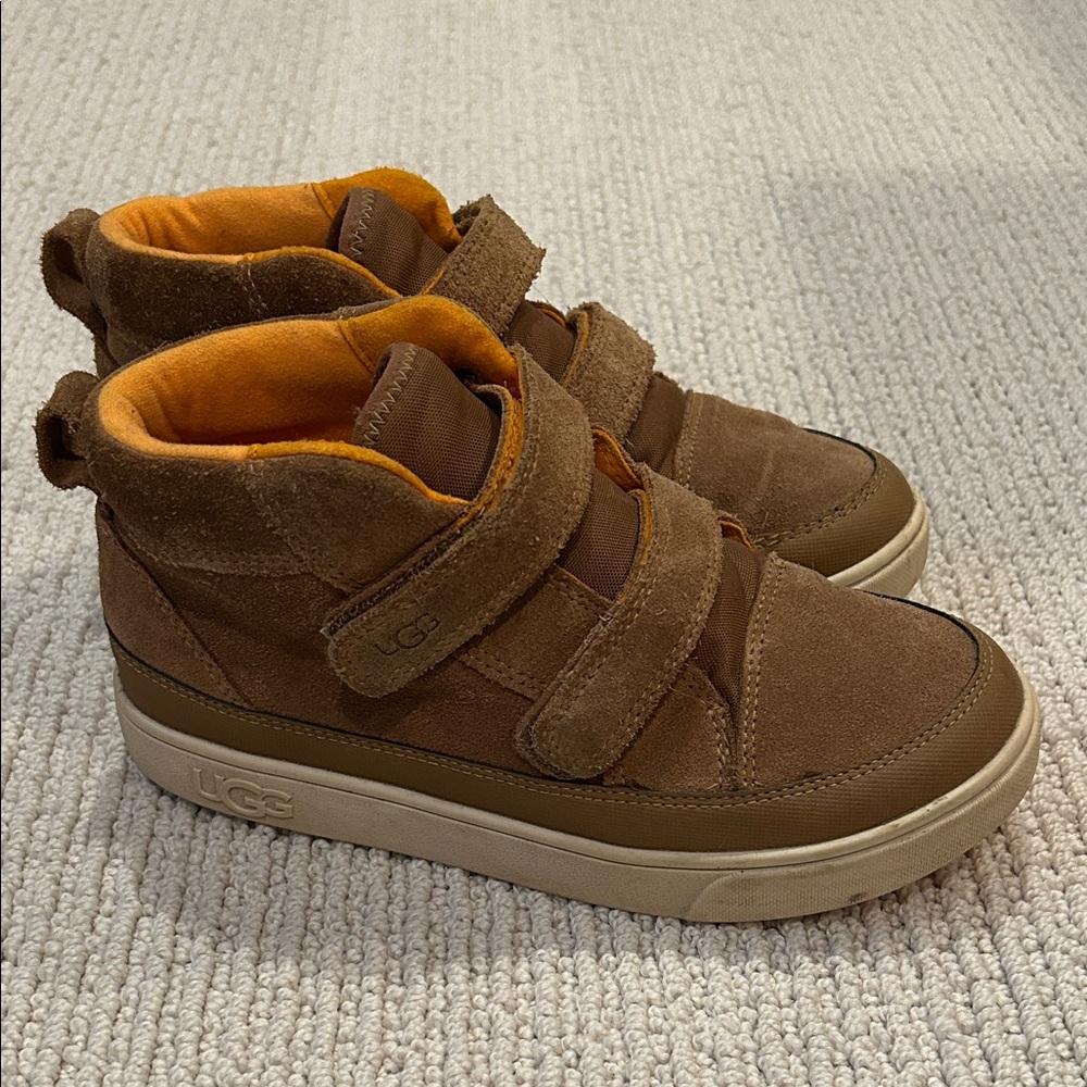UGG Kids Tan High-Top Sneakers